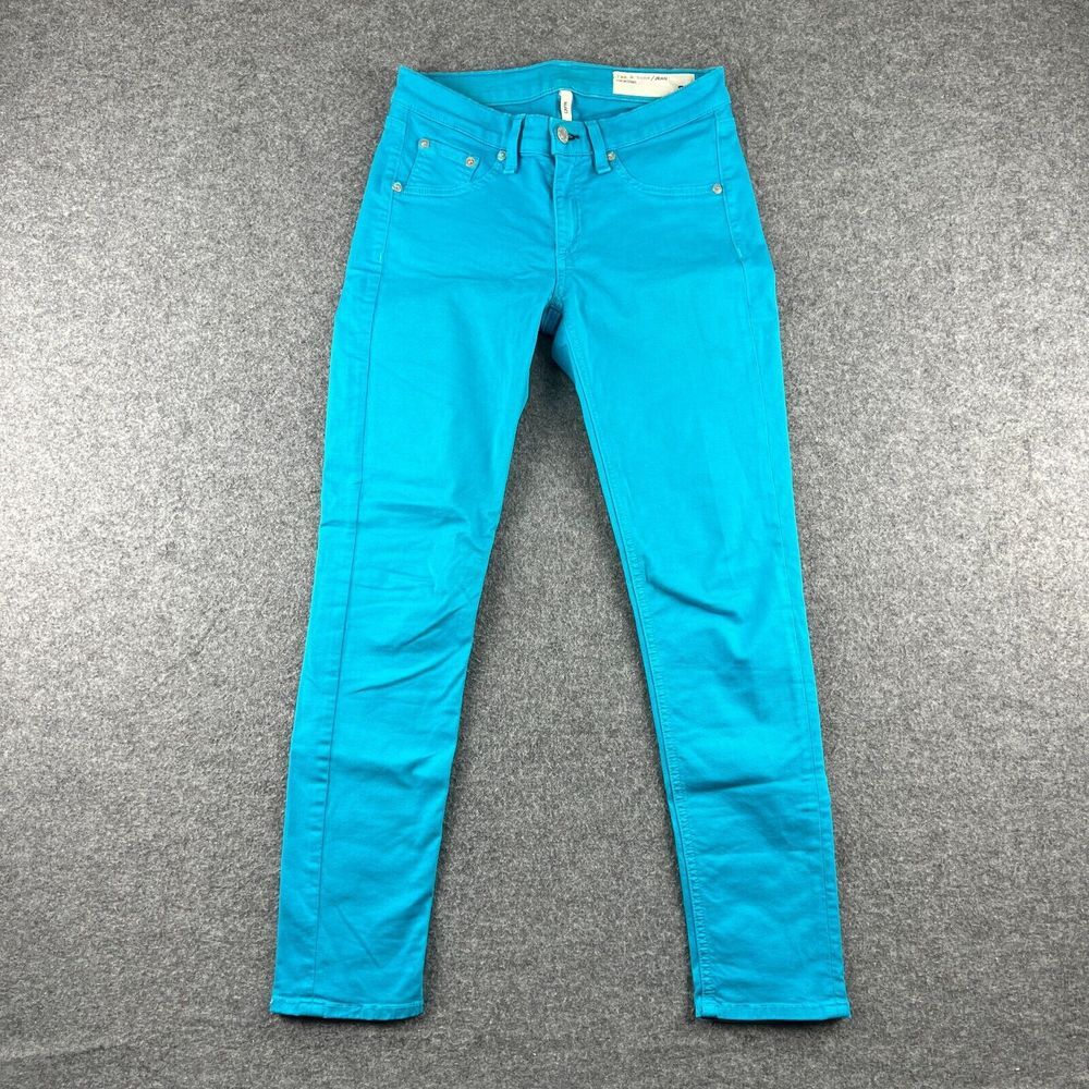 Rag & Bone JEAN for INTERMIX The Capri Ankle Skinny in Turquoise  Size‎ 25
